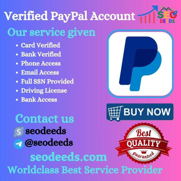 Buy Verified PayPal Accounts